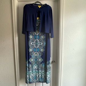 Liz Lange Blue Maxi Dress